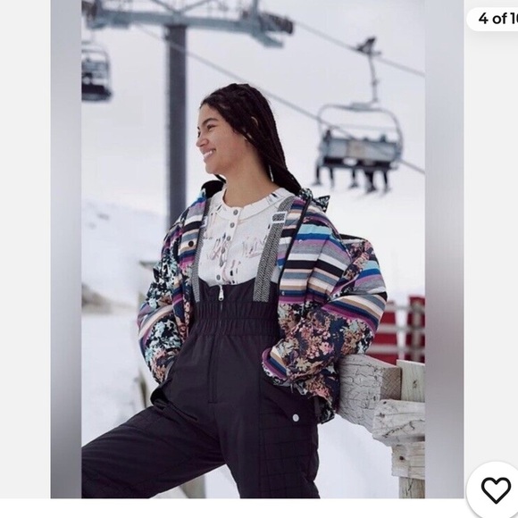 NWT FP Movement Women's Bunny Slope Printed Puffer Jacket - Picture 9 of 10